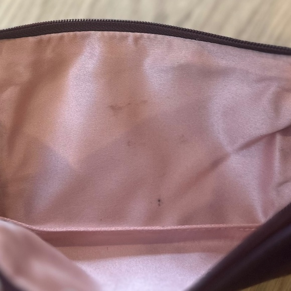 Brontibay Paris - Deep Purple Satin Bow Clutch Purse with Zip - Picture 6 of 10